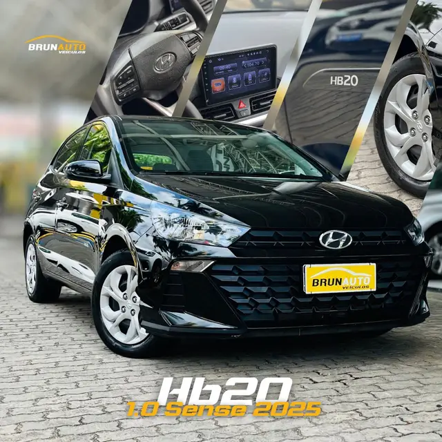 Carro Hyundai HB20 2025 Sense Plus 1.0 (Mec.)