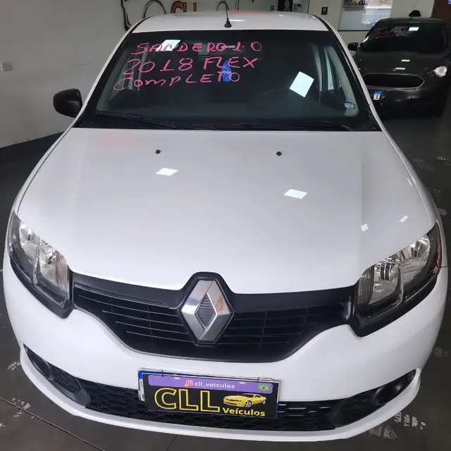 Carro Renault Sandero 2018 Authentique 1.0 12V SCe (Flex)