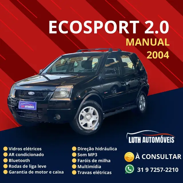 Carro Ford EcoSport 2004 Ecosport 4WD 2.0 16V