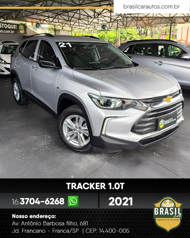 Carro Chevrolet Tracker 2021 1.0 Turbo (Aut) (Flex)
