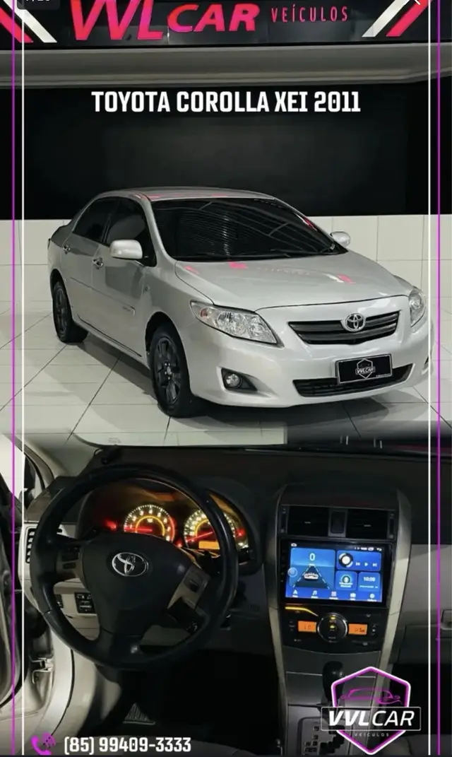Carro Toyota Corolla 2011 2.0 XEi Multi-Drive S (Flex)