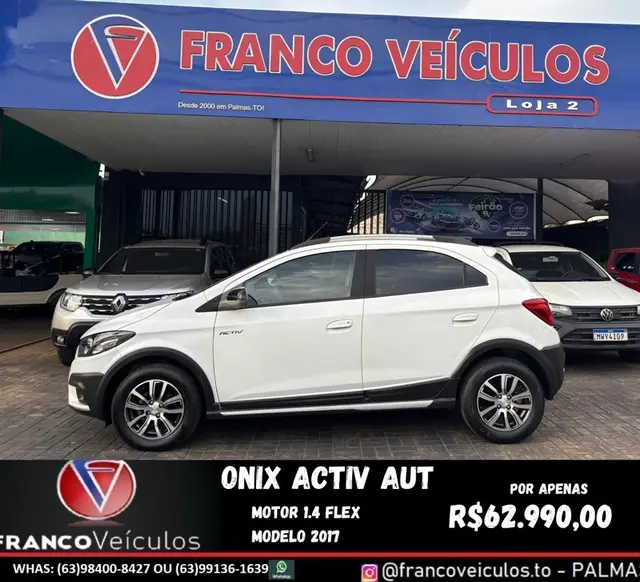 Carro Chevrolet Onix 2017 1.4 Activ SPE/4 (Aut)