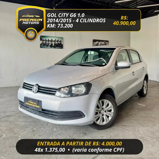 Carro Volkswagen Gol 2015 1.0 TEC City (Flex) 4p