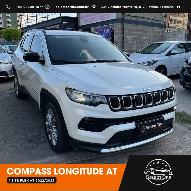 Carro Jeep Compass 2022 Longitude 1.3 T270 (Aut) (Flex)