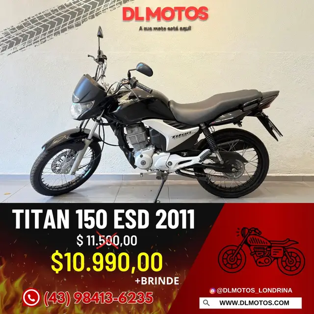 Moto Honda CG 150 2011 Titan ESD Mix