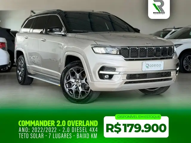 Carro Jeep Commander 2022 Overland TD380 Diesel 4x4 (Aut)