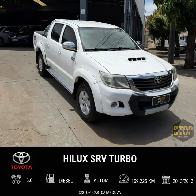 Carro Toyota Hilux Cabine Dupla 2013 Hilux 3.0 TDI 4x4 CD SRV (Aut)