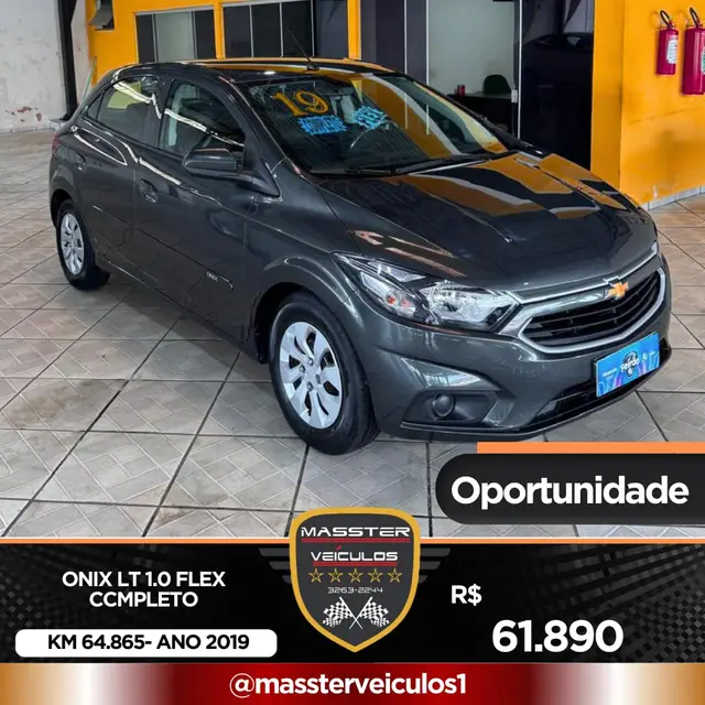 Carro Chevrolet Onix 2019 1.0 LT SPE/4