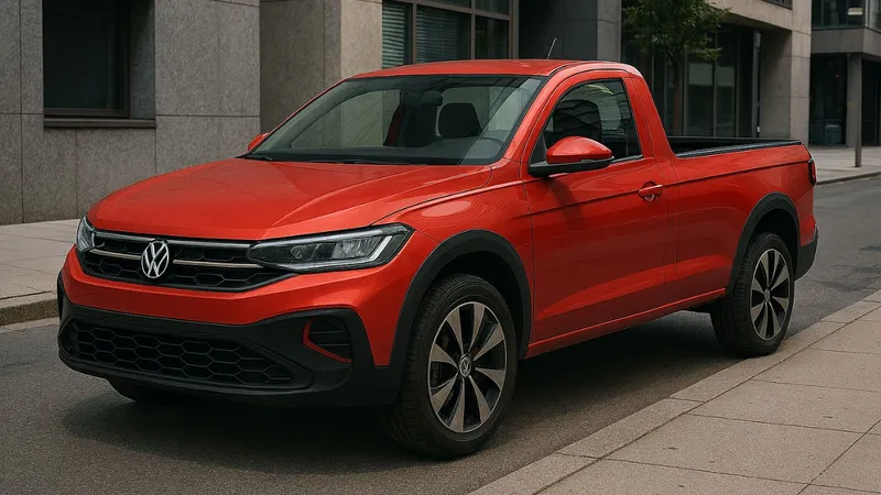 Exclusivo: nova picape da VW terá motor de Saveiro no Brasil