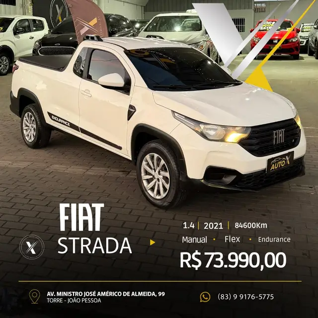 Carro Fiat Strada 2021 Endurance 1.4 CS (Flex)