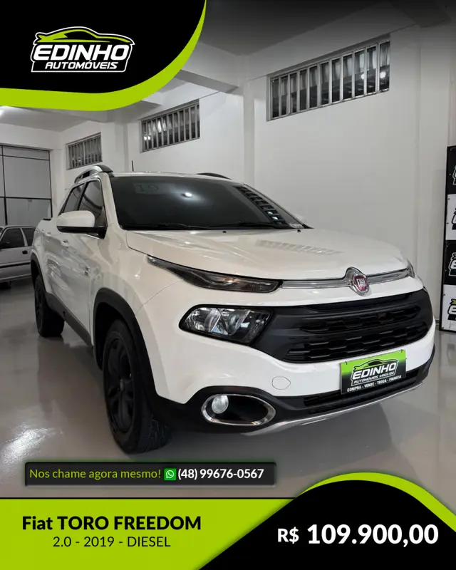 Carro Fiat Toro 2019 2.0 TDI Freedom Auto 4WD (Diesel)