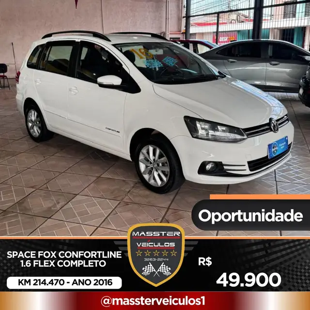 Carro Volkswagen SpaceFox 2016 1.6 VHT Comfortline (Flex)
