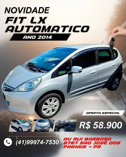 Carro Honda Fit 2014 LX 1.4 (flex) (aut)
