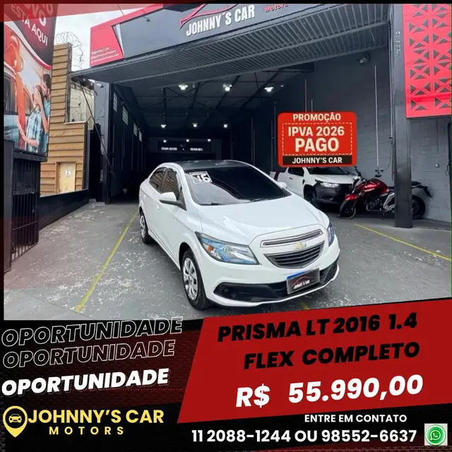 Carro Chevrolet Prisma 2016 1.4 LT SPE/4