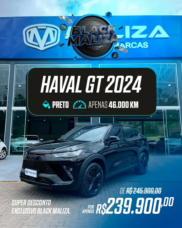 Carro GWM Haval H6 GT 2024 PHEV AWD