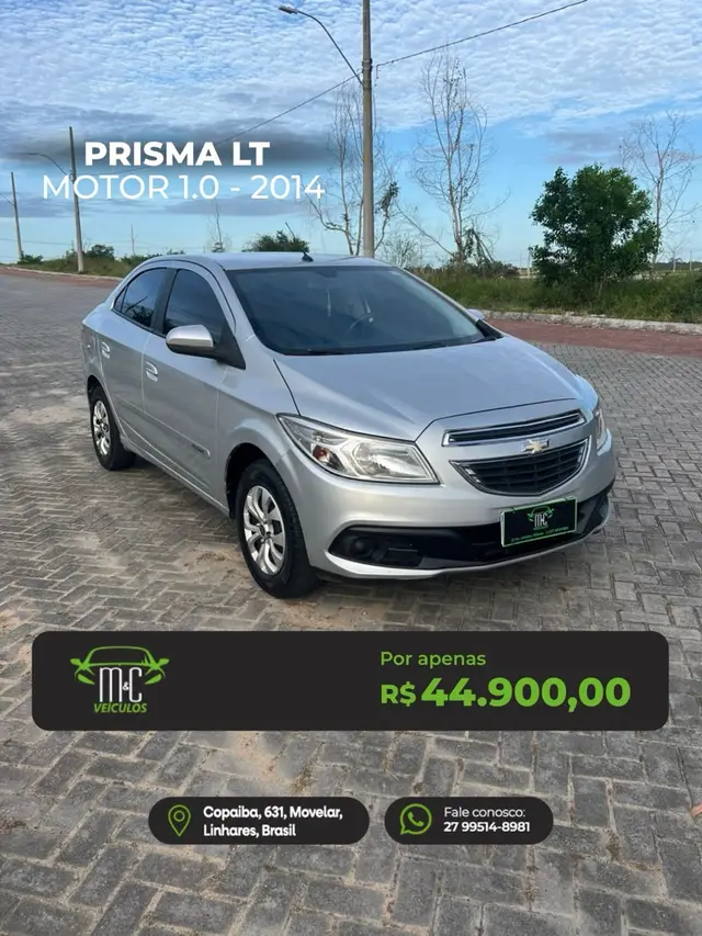 Carro Chevrolet Prisma 2014 1.0 LT SPE/4