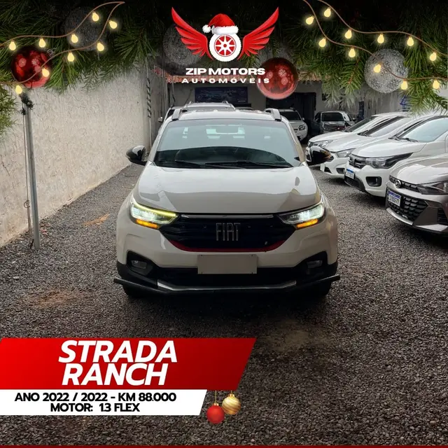 Carro Fiat Strada 2022 Ranch 1.3 Flex 8V CD Aut.