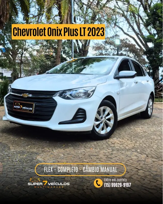 Carro Chevrolet Onix Plus 2023 LT 1.0 Turbo