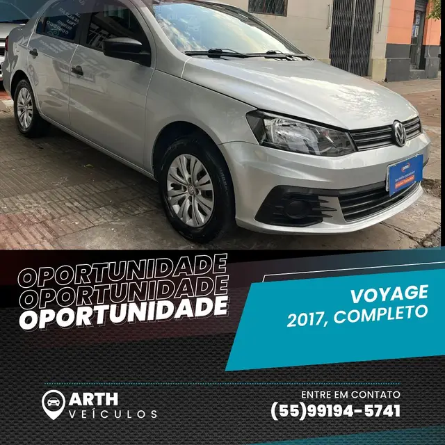 Carro Volkswagen Voyage 2017 1.0 MPI Trendline (Flex)