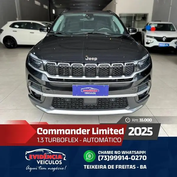 Carro Jeep Commander 2025 Limited 1.3 T270