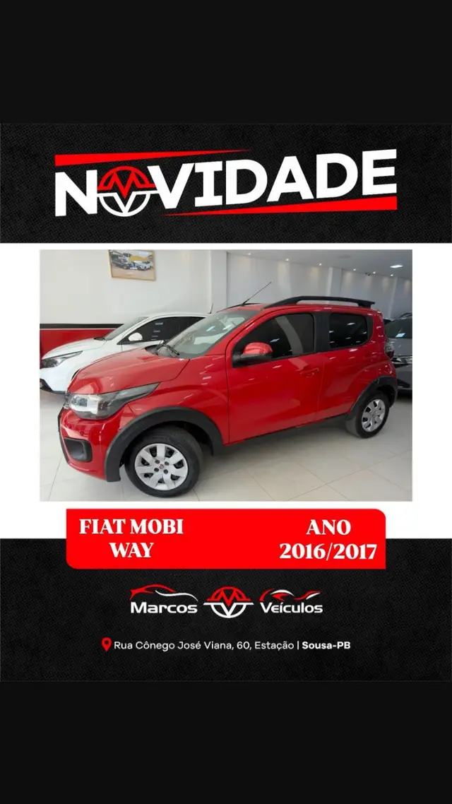 Carro Fiat Mobi 2017 Evo Way 1.0 (Flex)