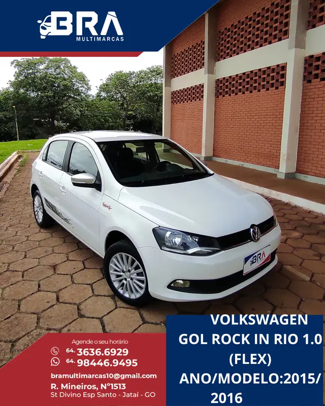 Carro Volkswagen Gol 2016 1.0 TEC Rock in Rio (Flex)