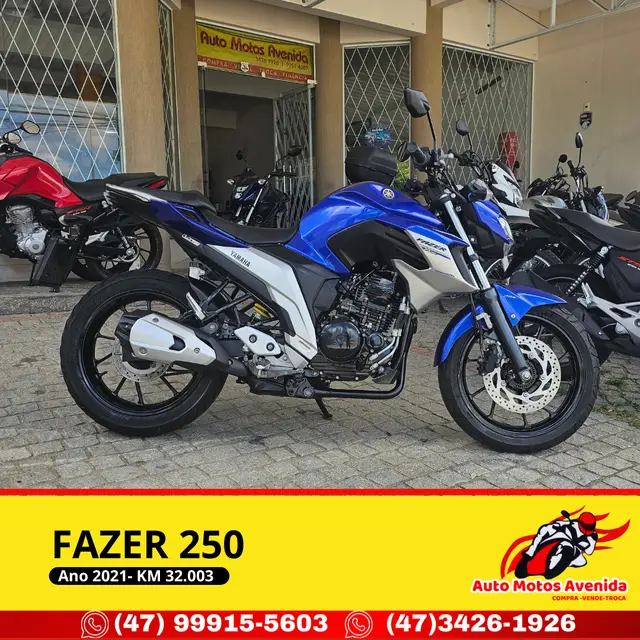 Moto Yamaha YS 250 Fazer 2021 ABS
