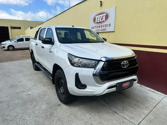 Carro Toyota Hilux Cabine Dupla 2021 STD Power Pack 2.8 TDI CD 4x4
