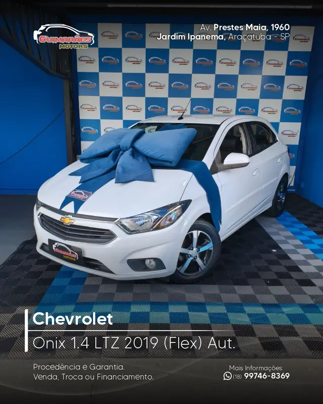 Carro Chevrolet Onix 2019 1.4 LTZ SPE/4 (Aut)