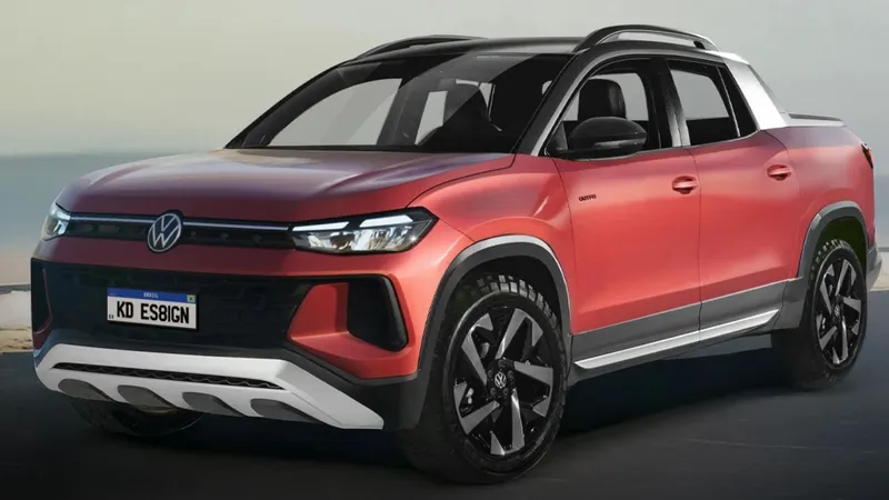 Segredo: nova picape da VW terá cara de Tera e suspensão de Strada