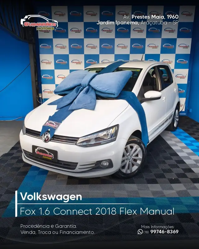 Carro Volkswagen Fox 2018 1.6 MSI Connect (Flex)