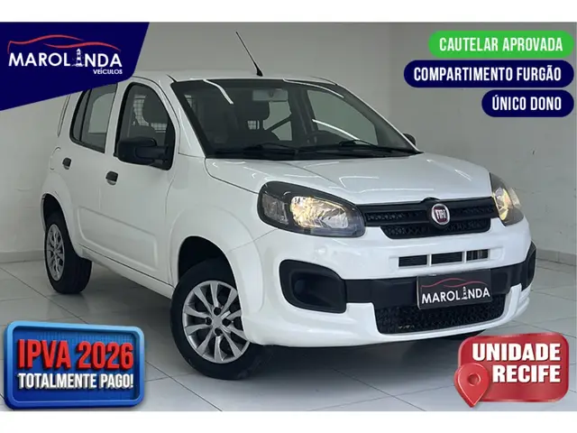 Carro Fiat Uno 2020 Attractive 1.0 8V (Flex) 4p