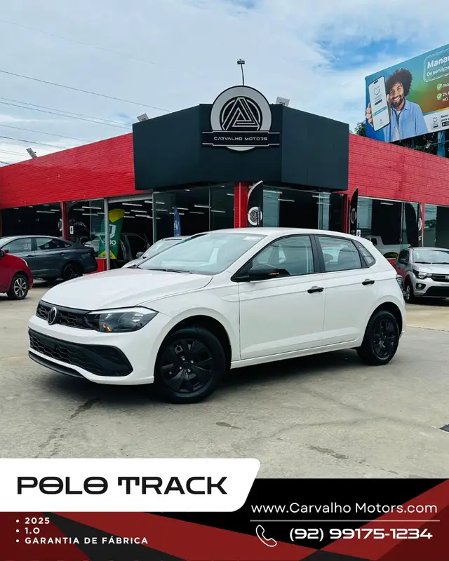 Carro Volkswagen Polo 2025 Track 1.0 Flex 12V 5p