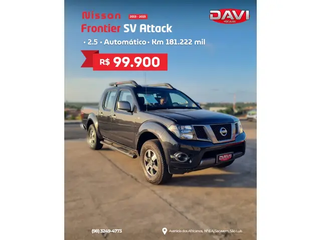 Carro Nissan Frontier 2015 2.5 TD CD 4x4 SV Attack (Aut)