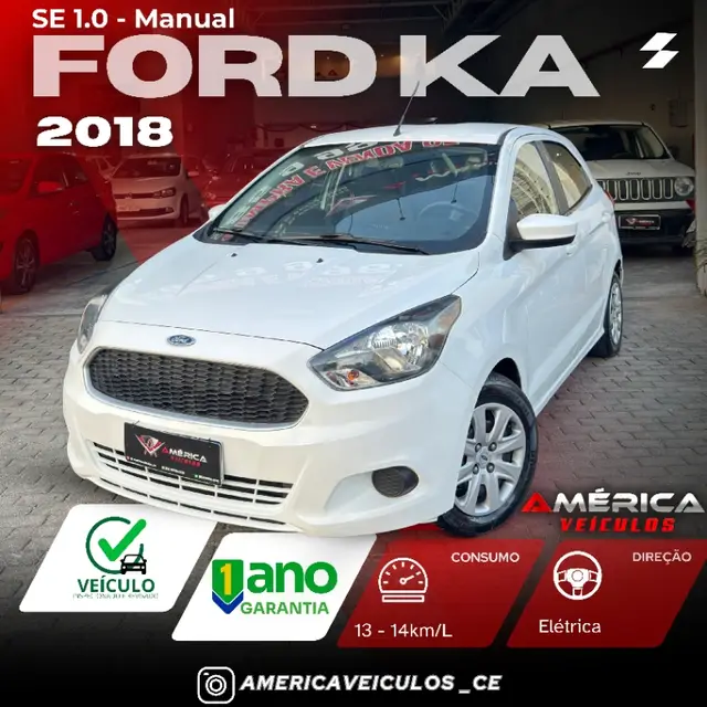 Carro Ford Ka 2018 1.0 SE (Flex)