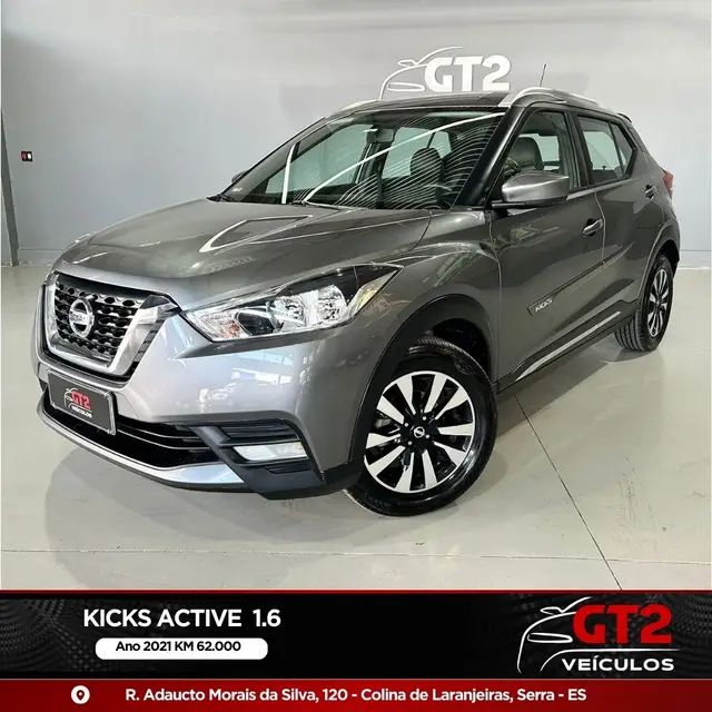 Carro Nissan Kicks 2021 1.6 Active (Aut) (Flex) (PCD)