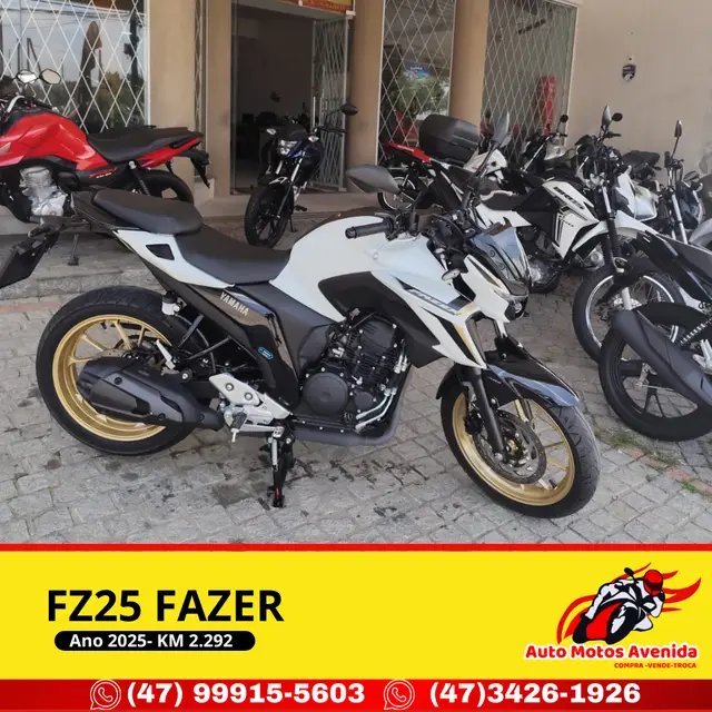 Moto Yamaha Fazer FZ25 2025 Connected