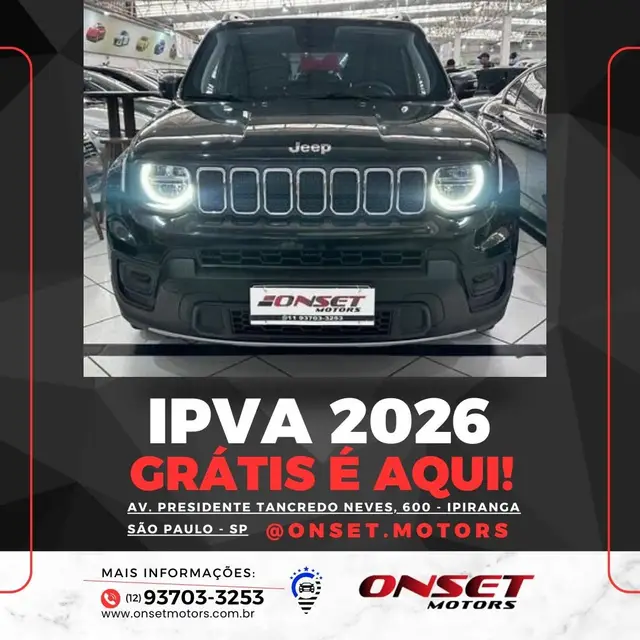 Carro Jeep Renegade 2025 Longitude T270 1.3 Turbo 4x2