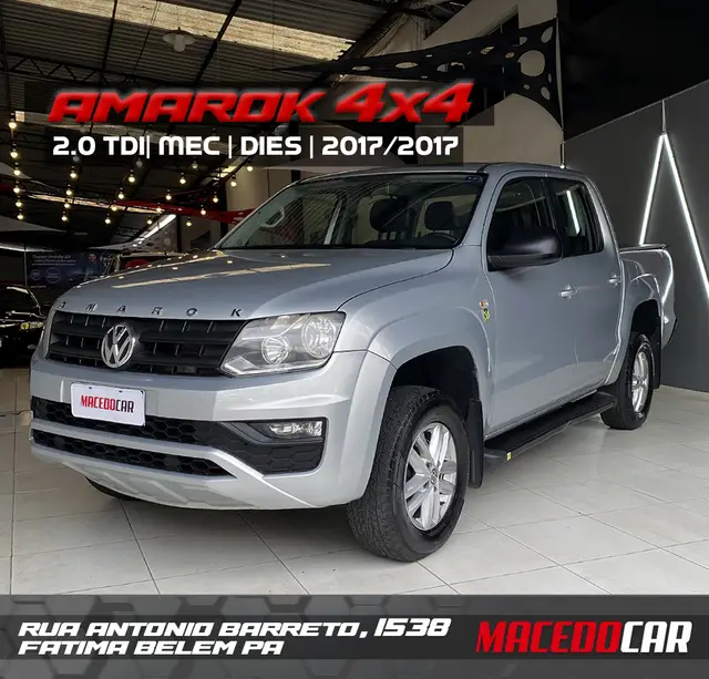 Carro Volkswagen Amarok 2017 2.0 S 4x4 TDi (Cab Dupla)