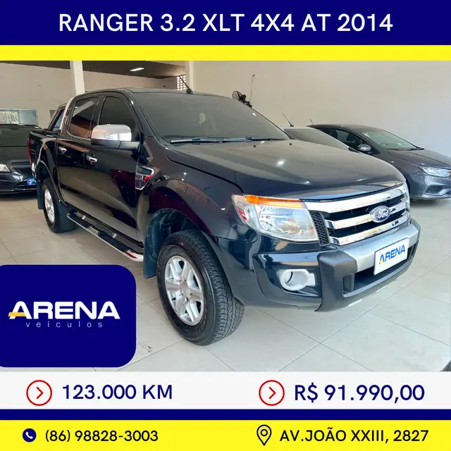 Carro Ford Ranger Cabine Dupla 2014 Ranger 3.2 XLT CD 4x4 (Aut)