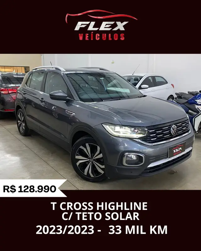 Carro Volkswagen T-Cross 2023 1.4 TSI Highline (Aut) (Flex)