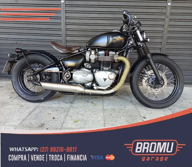 Moto Triumph Bonneville Bobber 2018 1200cc