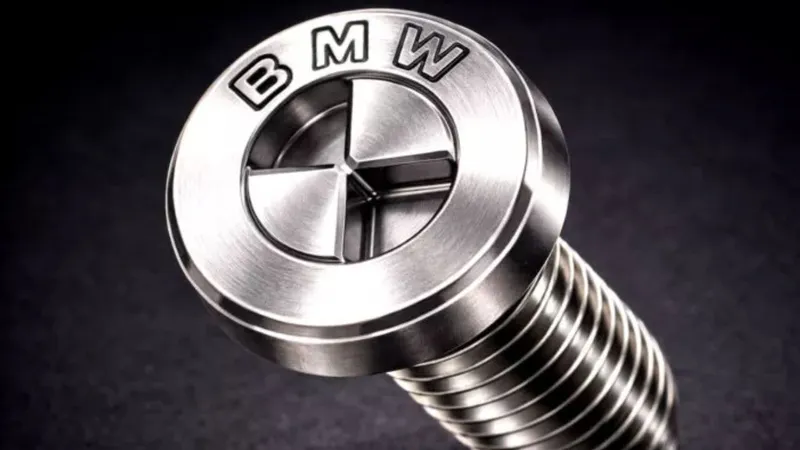 BMW registra parafuso que só a própria marca consegue tirar