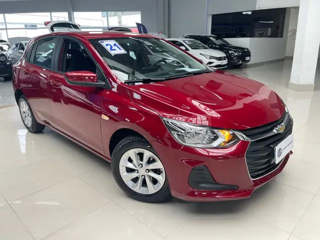 Carro Chevrolet Onix 2021 LT 1.0 Turbo (Flex)