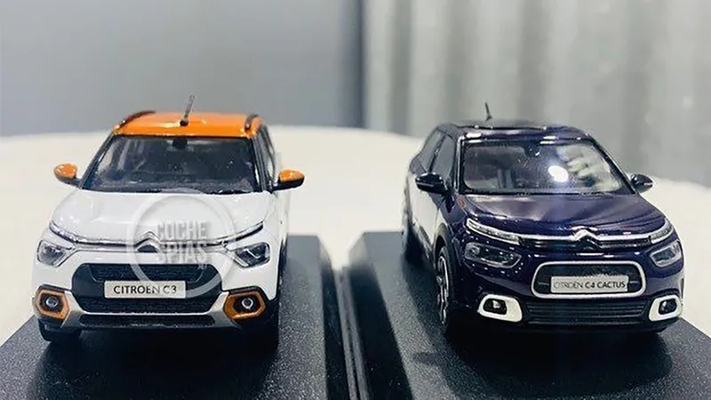 Novo Citroën C3 revela frente de Cactus e traseira de Kwid em miniatura