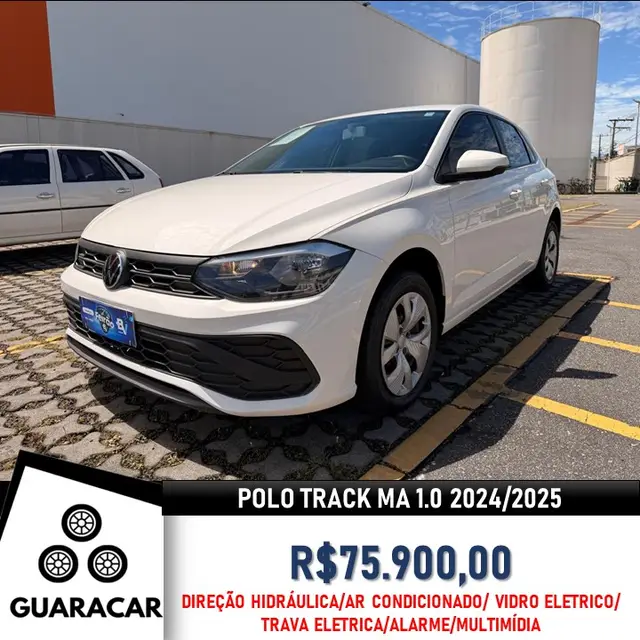 Carro Volkswagen Polo 2025 Track 1.0 Flex 12V 5p