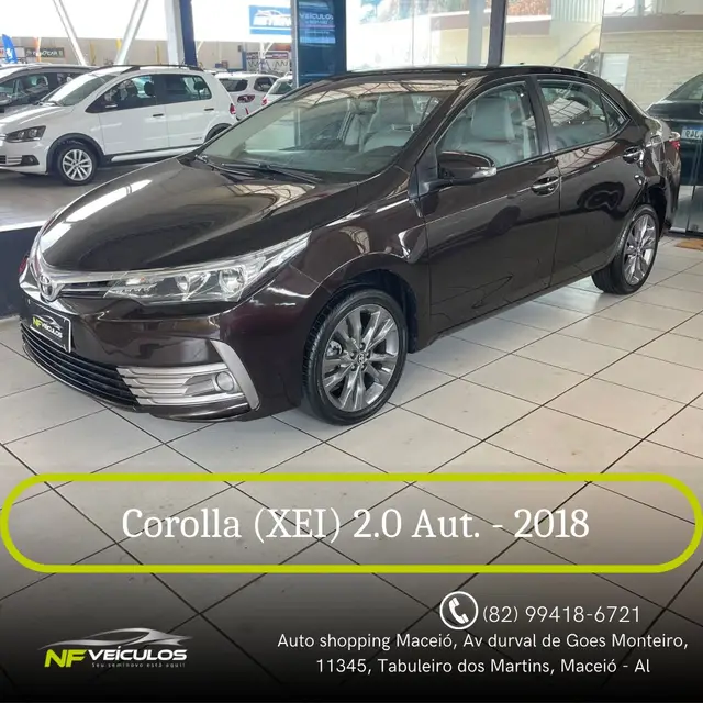 Carro Toyota Corolla 2018 2.0 XEi Multi-Drive S (Flex)