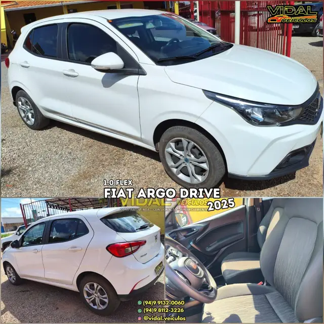 Carro Fiat Argo 2025 Drive 1.0