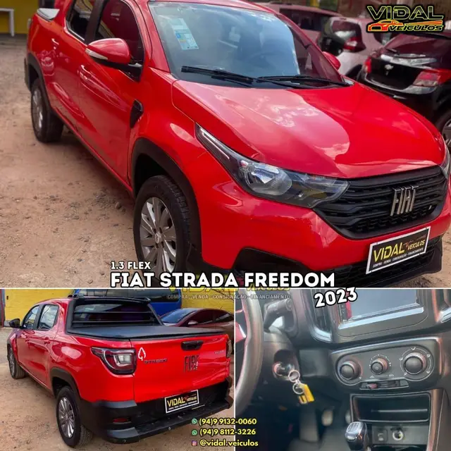 Carro Fiat Strada 2023 Freedom 1.3 CD (Flex)