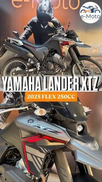 Moto Yamaha XTZ 250 Lander 2025 Connected